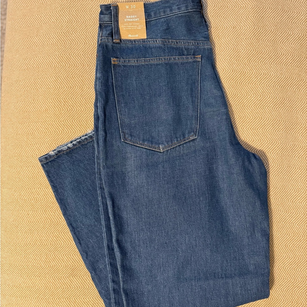 Madewell Baggy Straight Jeans